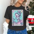The Reader Retro Reading Skeleton Books Flowers Tarot Card Unisex T-Shirt The Reader Retro Reading Skeleton Books Flowers Tarot Card Unisex T-Shirt