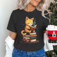 Reading Cat Books Cute Unisex T-Shirt