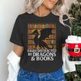 Reading Dragon Easily Distracted By Dragons And Books Unisex T-Shirt Reading Dragon Easily Distracted By Dragons And Books Unisex T-Shirt