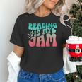 Reading Is My Jam Book Lover Bookworm Teacher Library Reader Unisex T-Shirt Reading Is My Jam Book Lover Bookworm Teacher Library Reader Unisex T-Shirt