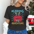 Reading Is A Ticket To Adventure Fun Book Lovers Fun Unisex T-Shirt