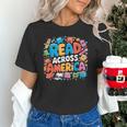 Reads Across Tee America Books Reader Reading Teacher Unisex T-Shirt
