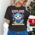 Readsolotl Kawaii Axolotl Book Lover Reading Unisex T-Shirt