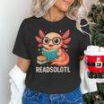 Readsolotl Kawaii Axolotl Reading Book Lover Unisex T-Shirt Readsolotl Kawaii Axolotl Reading Book Lover Unisex T-Shirt