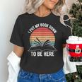 Retro I Put My Book Down To Be Here For Book Lover Unisex T-Shirt Retro I Put My Book Down To Be Here For Book Lover Unisex T-Shirt