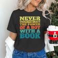 Retro Never Underestimate The Power Of a Boy With a Book Unisex T-Shirt