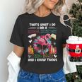 School Secretary Read Books And Know Things Flowers Flamingo Unisex T-Shirt