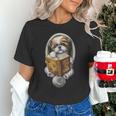 Shih Tzu Book How To Train Your Human Funny Dog Motif Unisex T-Shirt