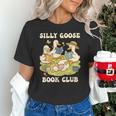 Silly-Goose Book Club Goose And Book Lovers Unisex T-Shirt Silly-Goose Book Club Goose And Book Lovers Unisex T-Shirt
