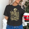 Skeleton Book Floral Skull Halloween Teacher Costume Unisex T-Shirt Skeleton Book Floral Skull Halloween Teacher Costume Unisex T-Shirt