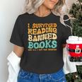 I Survived Reading Banned Books Read Librarian Men Women Unisex T-Shirt I Survived Reading Banned Books Read Librarian Men Women Unisex T-Shirt