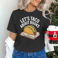 Taco Books Mexican Reading Teacher Book Lovers Bookish Unisex T-Shirt