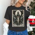 Tarot Cards Guide Book Esoteric Mysticism Clothing Tarot Card Justice Unisex T-Shirt