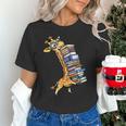 Teacher Shirt Giraffe Holding Books Bookworm Librarian Unisex T-Shirt Teacher Shirt Giraffe Holding Books Bookworm Librarian Unisex T-Shirt