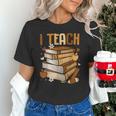 History Month I Teach Melanin Book Black Teacher Unisex T-Shirt
