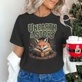 Unearth A Story Fox Reads a Book Unisex T-Shirt Unearth A Story Fox Reads a Book Unisex T-Shirt