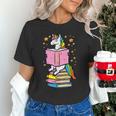 Unicorn Read Reading Book Librarian America Girls Women Unisex T-Shirt Unicorn Read Reading Book Librarian America Girls Women Unisex T-Shirt
