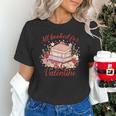 Vintage All Booked For Valentines Book Lovers Teacher Kids Unisex T-Shirt