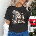 Vintage Cute Gnome Reading Book Coffee Cute Gnome Graphic Unisex T-Shirt Vintage Cute Gnome Reading Book Coffee Cute Gnome Graphic Unisex T-Shirt