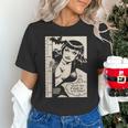 Vintage Vampire Bat Vampire Pin Up Girl Horror Comic Book Unisex T-Shirt Vintage Vampire Bat Vampire Pin Up Girl Horror Comic Book Unisex T-Shirt