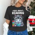 Wild About Reading Book Lover Hippo Unisex T-Shirt