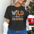 Wild About Reading Books Reader Teachers Kids Librarian Unisex T-Shirt