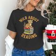 Wild About Reading Cute Leopard Teacher Kids Book Lover Unisex T-Shirt Wild About Reading Cute Leopard Teacher Kids Book Lover Unisex T-Shirt