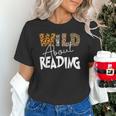WILD ABOUT READING Reading Books Bookworm Library Day Unisex T-Shirt