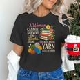 A Woman Cannot Survive On Books Alone She Also Needs Yarn Unisex T-Shirt A Woman Cannot Survive On Books Alone She Also Needs Yarn Unisex T-Shirt