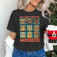 Women's DCC Many Faces Of Mordecai Grid Gamer Series Book Unisex T-Shirt