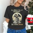 In a World Full Of Bookworms Be a Book Dragon Books Reading Unisex T-Shirt In a World Full Of Bookworms Be a Book Dragon Books Reading Unisex T-Shirt