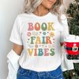 Book Fair Vibes Groovy Retro School Reading Nostalgic Unisex T-Shirt Book Fair Vibes Groovy Retro School Reading Nostalgic Unisex T-Shirt