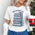 Book Lover Bookish Reader Bibliophile Book Nerd Titles Unisex T-Shirt