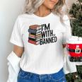 Book Lovers Im With The Banned Books For Reading Librarian Unisex T-Shirt