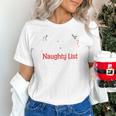 My Book Preference Naughty List Readers Christmas Joke Unisex T-Shirt