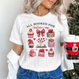All Booked For Valentine's Day Book Lover Bookworm Bookish Unisex T-Shirt All Booked For Valentine's Day Book Lover Bookworm Bookish Unisex T-Shirt