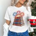 Books Fireworks 4th Of July Bookworm Patriotic Reader Unisex T-Shirt Books Fireworks 4th Of July Bookworm Patriotic Reader Unisex T-Shirt