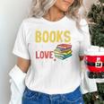 Books Are My Love Language Stack Unisex T-Shirt
