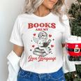 Books Are My LoveLanguage Cupid Valentines Unisex T-Shirt Books Are My LoveLanguage Cupid Valentines Unisex T-Shirt