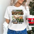 Bookworm If It Involves Books And Tea Lover Reading Premium Tri-Blend Unisex T-Shirt