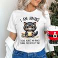 Cat Glasses Coffe Books I Am Awake Please Respect My Privacy Unisex T-Shirt Cat Glasses Coffe Books I Am Awake Please Respect My Privacy Unisex T-Shirt