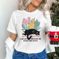 Cat Meme I Like Cats And Books And Maybe Three People Unisex T-Shirt