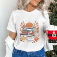 Cozy Autumn Books Fully Booked For Fall Books Pumpkin Unisex T-Shirt Cozy Autumn Books Fully Booked For Fall Books Pumpkin Unisex T-Shirt