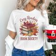 Cozy Readers Book Society Fall Autumn Floral Pumpkin Season Unisex T-Shirt Cozy Readers Book Society Fall Autumn Floral Pumpkin Season Unisex T-Shirt