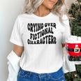 Crying Over Fictional Characters Book Lovers Unisex T-Shirt