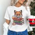 Cute Nerdy Fox Read Books Be Kind Stay Weird Book Club Premium Tri-Blend Unisex T-Shirt