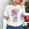 Cute Octopus Bookworm Fun Reading Tee For Book Lovers Unisex T-Shirt