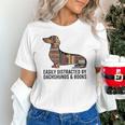 Dachshund Dog Dachshund Decor Books Nerds Dachshund Unisex T-Shirt