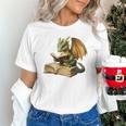 Dragon Bookworm Reading Book Graphic Unisex T-Shirt