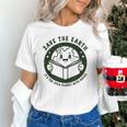 Earth Day 2025 Save Earth It´s Only Planet With Books Reader Unisex T-Shirt